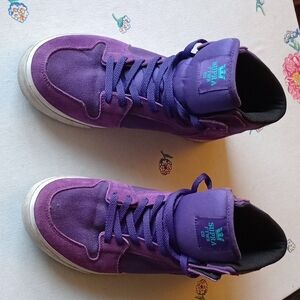 Supra Purple High-Top Sneakers Size 10.5 Used